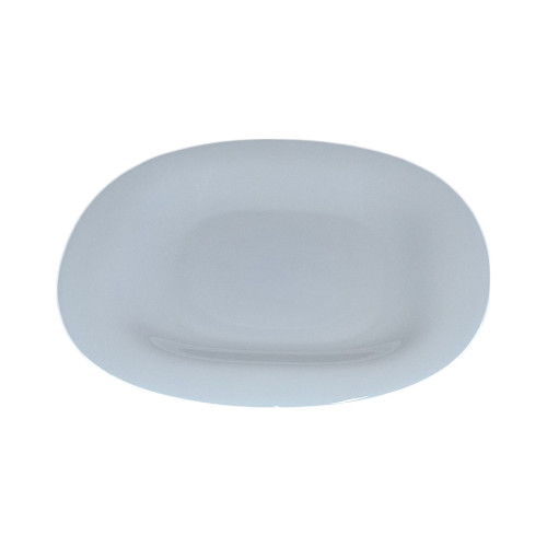 Assiette plate carrée en verre Carine Granit - D 29 cm