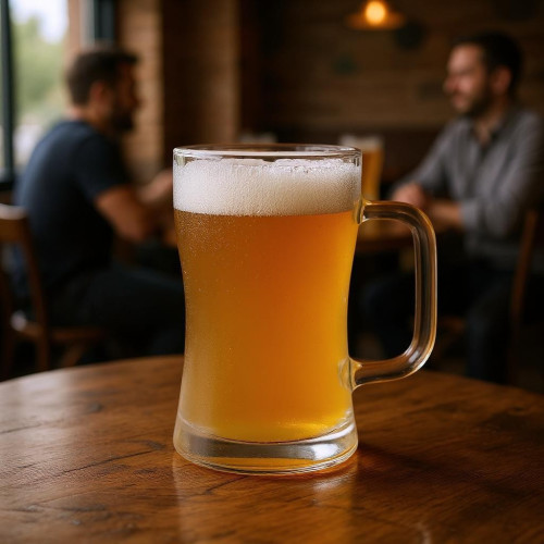 Verres à bière avec anse 55 cl x 6