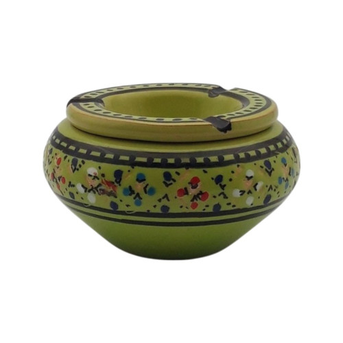 Cendrier marocain Marrakech Vert- Grand modèle 2