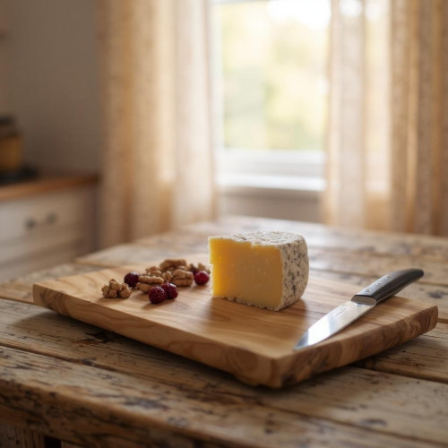 Planche à découper en bois d'olivier 25*17*2 cm