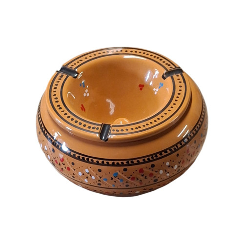 Cendrier marocain Marrakech Caramel - Grand modèle
