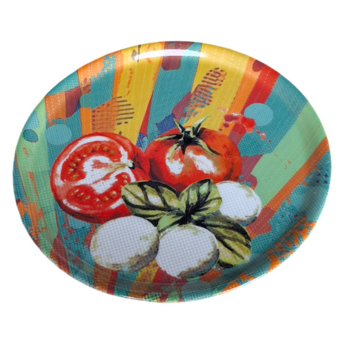 Assiette à pizza 31 cm de diamètre Tomate