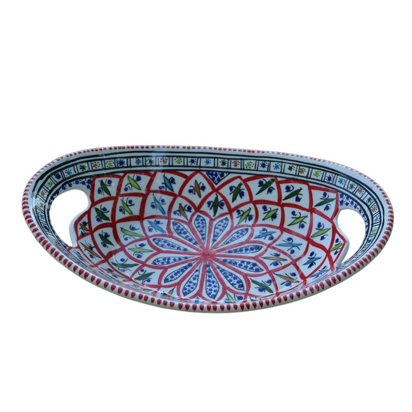 Corbeille à fruits Bakir rouge