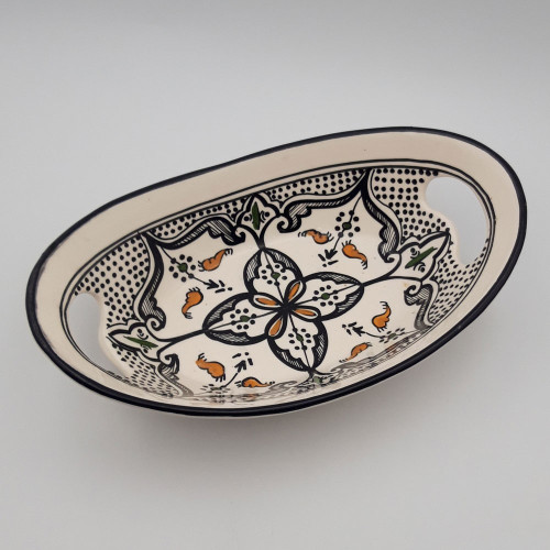 Corbeille à pain Marocain noir Liseré