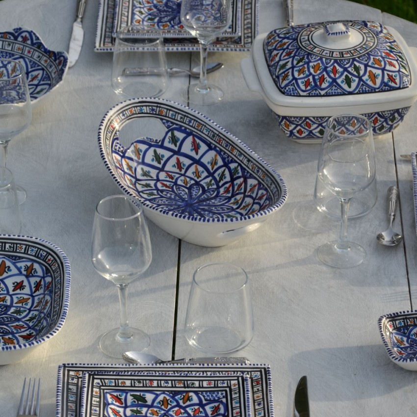 Corbeille Bakir bleu