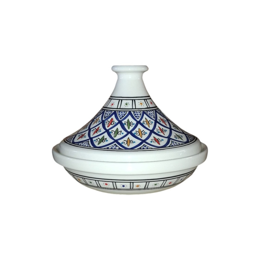 Tajine individuel de service Bakir bleu - D 22 cm