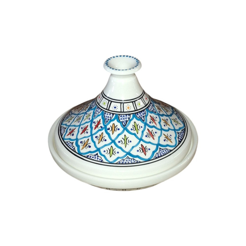 Tajine individuel de service Bakir Turquoise - D 22 cm