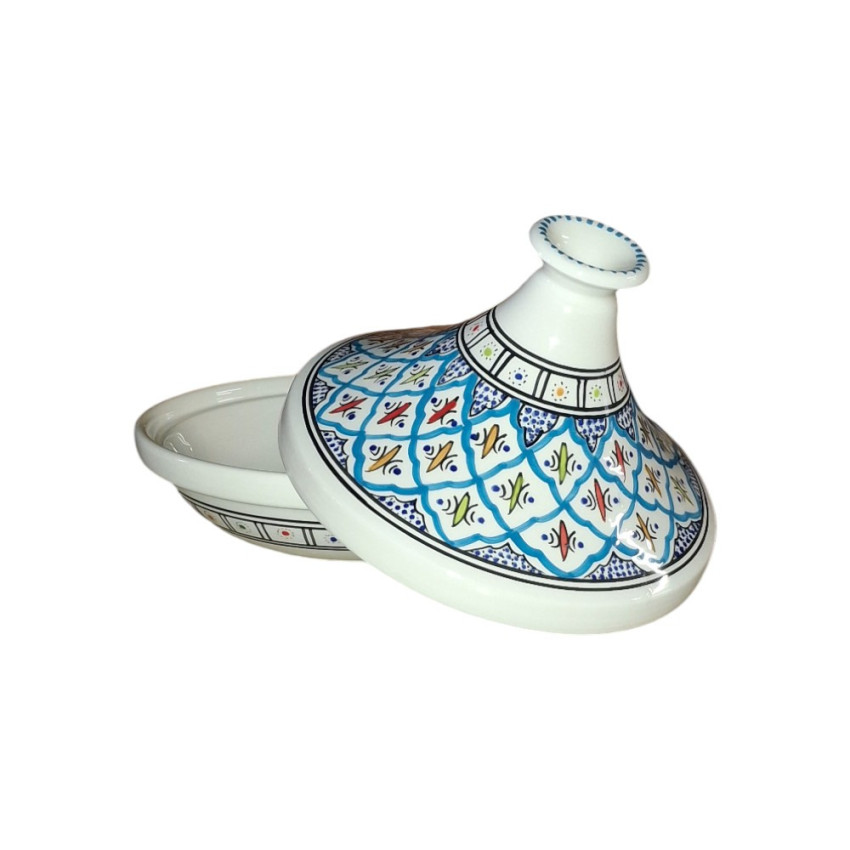 Tajine individuel de service Bakir Turquoise - D 22 cm