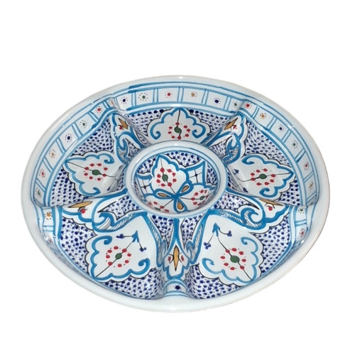 Plateau apéritif Marocain Turquoise