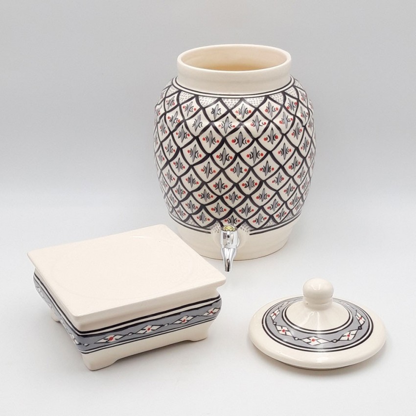 Vinaigrier grande capacité Bakir Gris 5 L