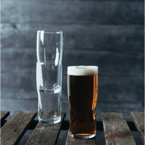 Verres à bière empilable T-Bier 33 cl x 6