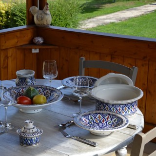 Bol  Bakir bleu - D 18 cm