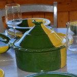 Service à soupe Kerouan jaune et vert - 6 pers