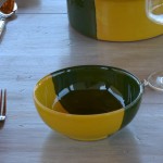 Bol Kerouan jaune et vert - D 15 cm