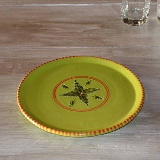 Service à apéritif Tatoué vert