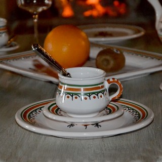 Assiette à entrée ou dessert Khelel beige - D 20 cm