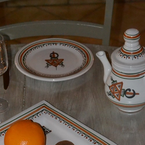 Assiette à entrée ou dessert Khelel beige - D 20 cm 2