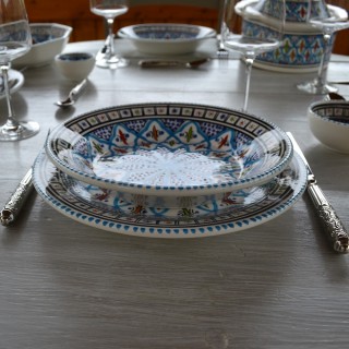 Service de table Bakir turquoise - 8 pers