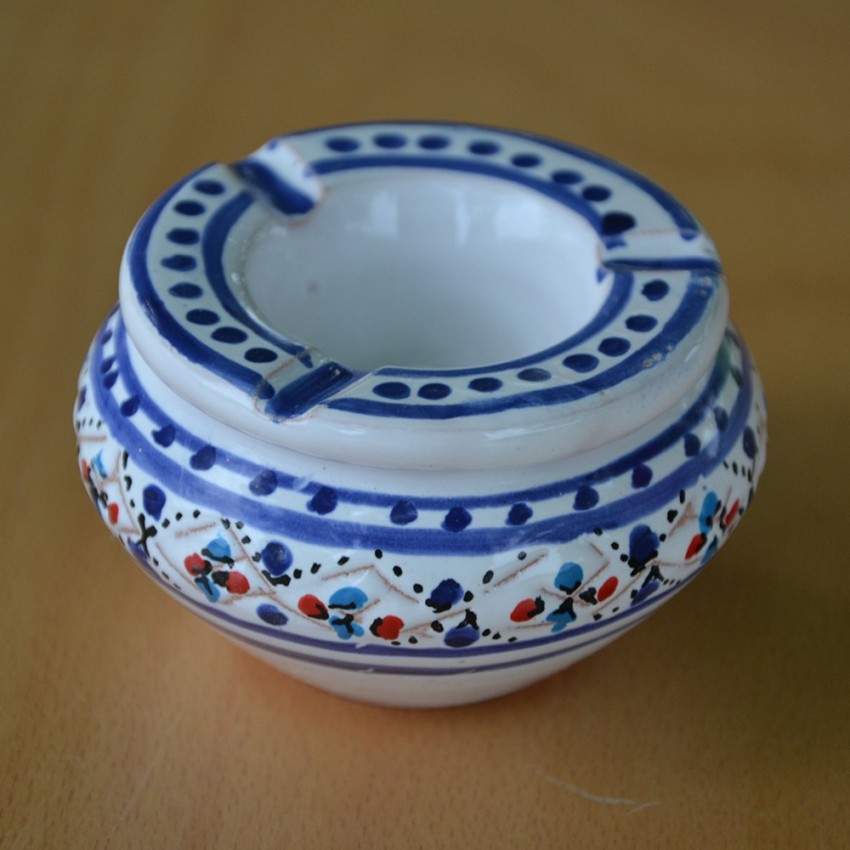 Cendrier Marrakech blanc - Mini modèle