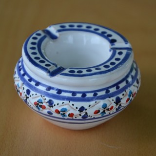 Cendrier Marrakech blanc - Mini modèle