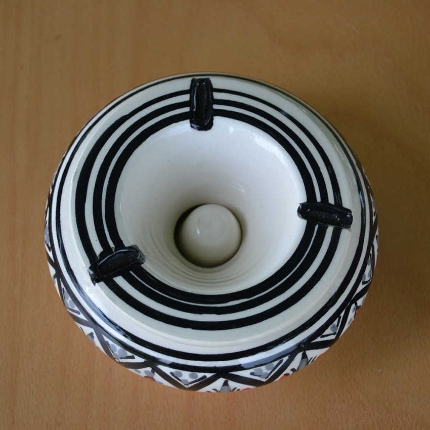 Cendrier moyen modèle anti fumée Bakir gris - D 12 cm