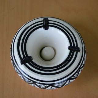 Cendrier moyen modèle anti fumée Bakir gris - D 12 cm