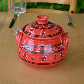 Soupière Tatoué rouge