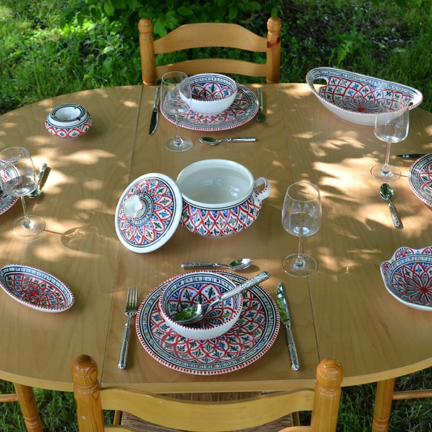 Soupière Bakir rouge