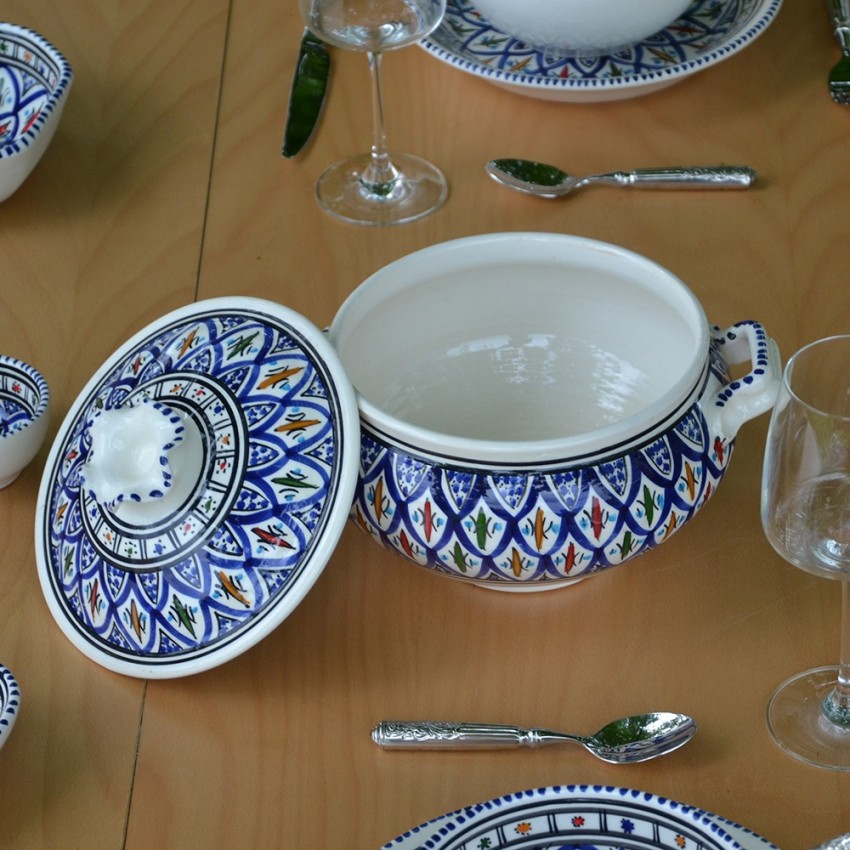 Soupière Bakir bleu