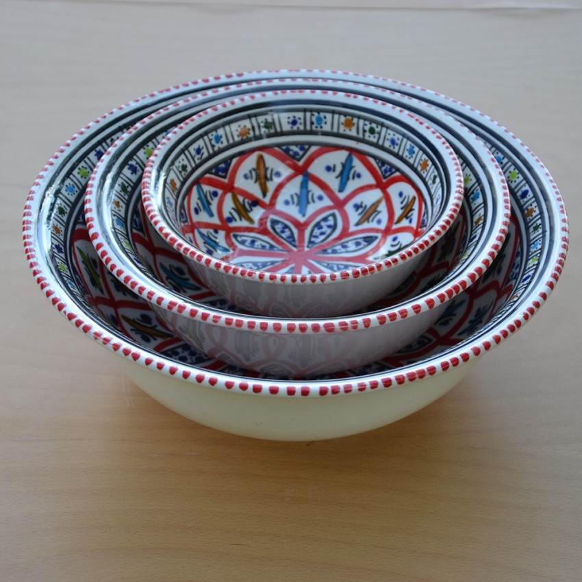 Saladier Bakir rouge - D 20 cm