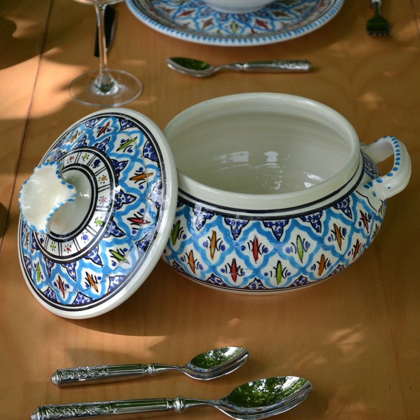 Soupière Bakir turquoise