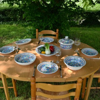 Service à couscous assiettes creuses Bakir Royal - 6 pers