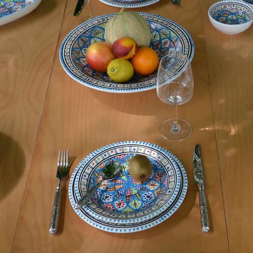 Lot de 6 assiettes à entrée ou dessert Bakir Royal - D 20 cm