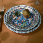 6 assiettes plates Bakir Royal - D 28 cm