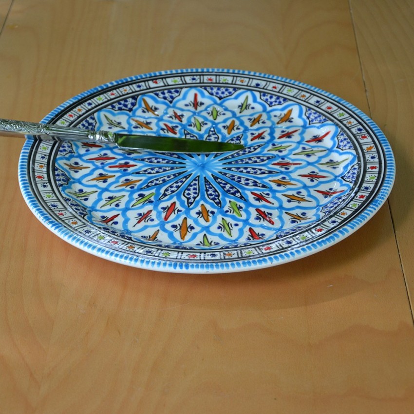 Plat à tarte Bakir turquoise