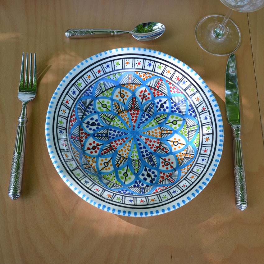 Service tajine assiettes creuses Bakir Royal - 8 pers