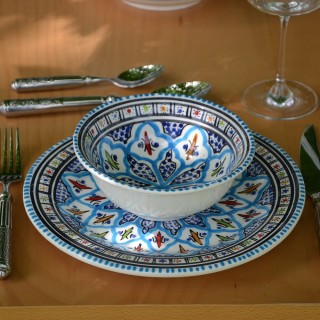 Service à soupe Bakir turquoise - 12 pers