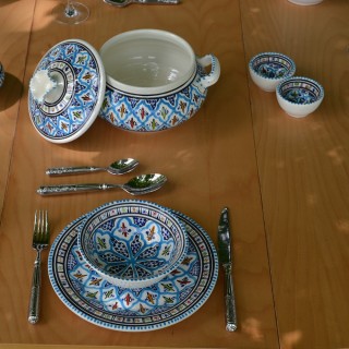 Service à soupe Bakir  turquoise - 8 pers