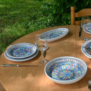 Assiette plate Bakir Royal - D 28 cm