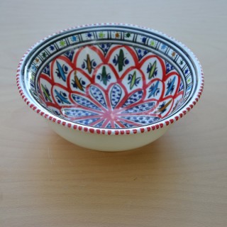 Service à salade de fruits Bakir rouge - 6 pers