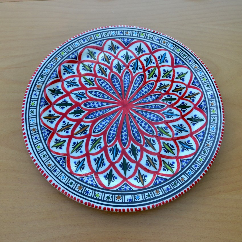 Service à dessert Bakir rouge - 8 pers