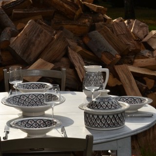 Cocotte Querouana Bakir gris - D 20 cm