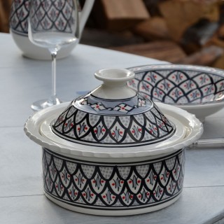 Cocotte Querouana Bakir gris - D 25 cm