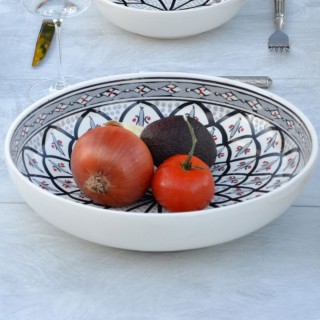 Service à couscous assiettes jattes Bakir gris - 12 pers