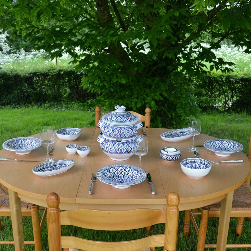 Couscoussier Bakir bleu - Petit modèle