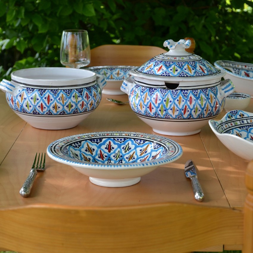 Couscoussier Bakir turquoise - Grand modèle