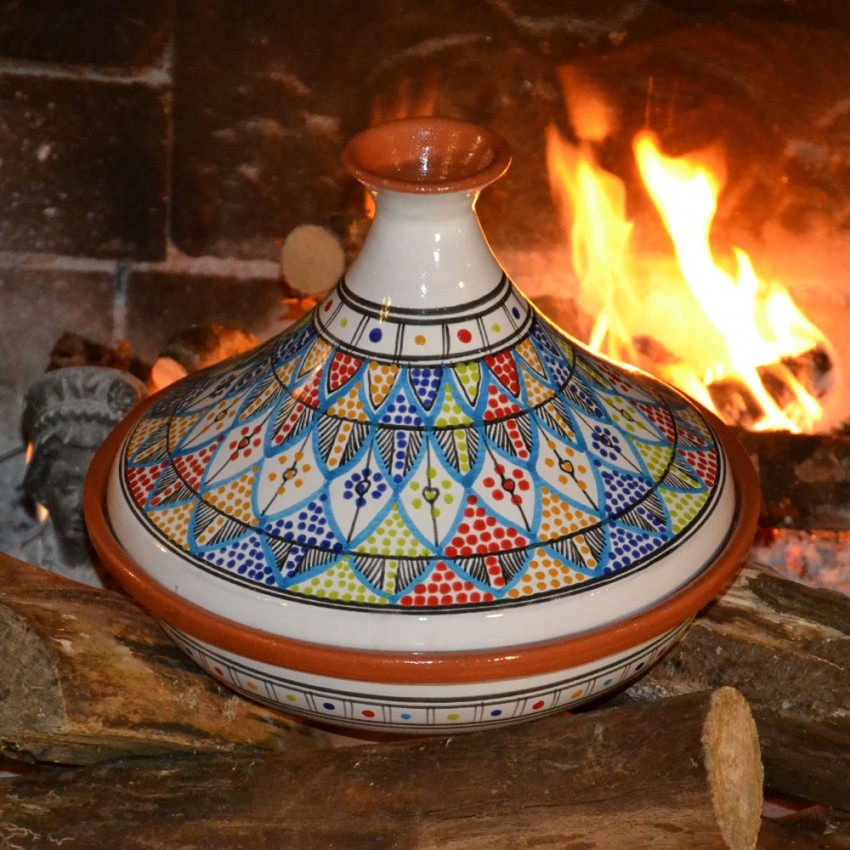 Tajine Bakir Royal Pâte à feu - D 30 cm