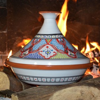 Tajine Marocain rouge - D 31 cm 