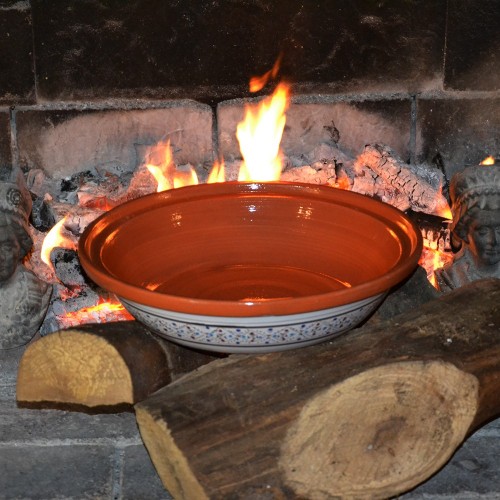 Tajine Marrakech Blanc - D 31 cm traditionnel 2