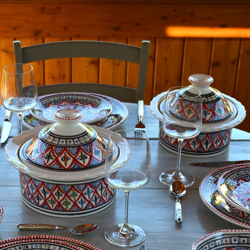 Cocotte Querouana Bakir rouge - Diam 25